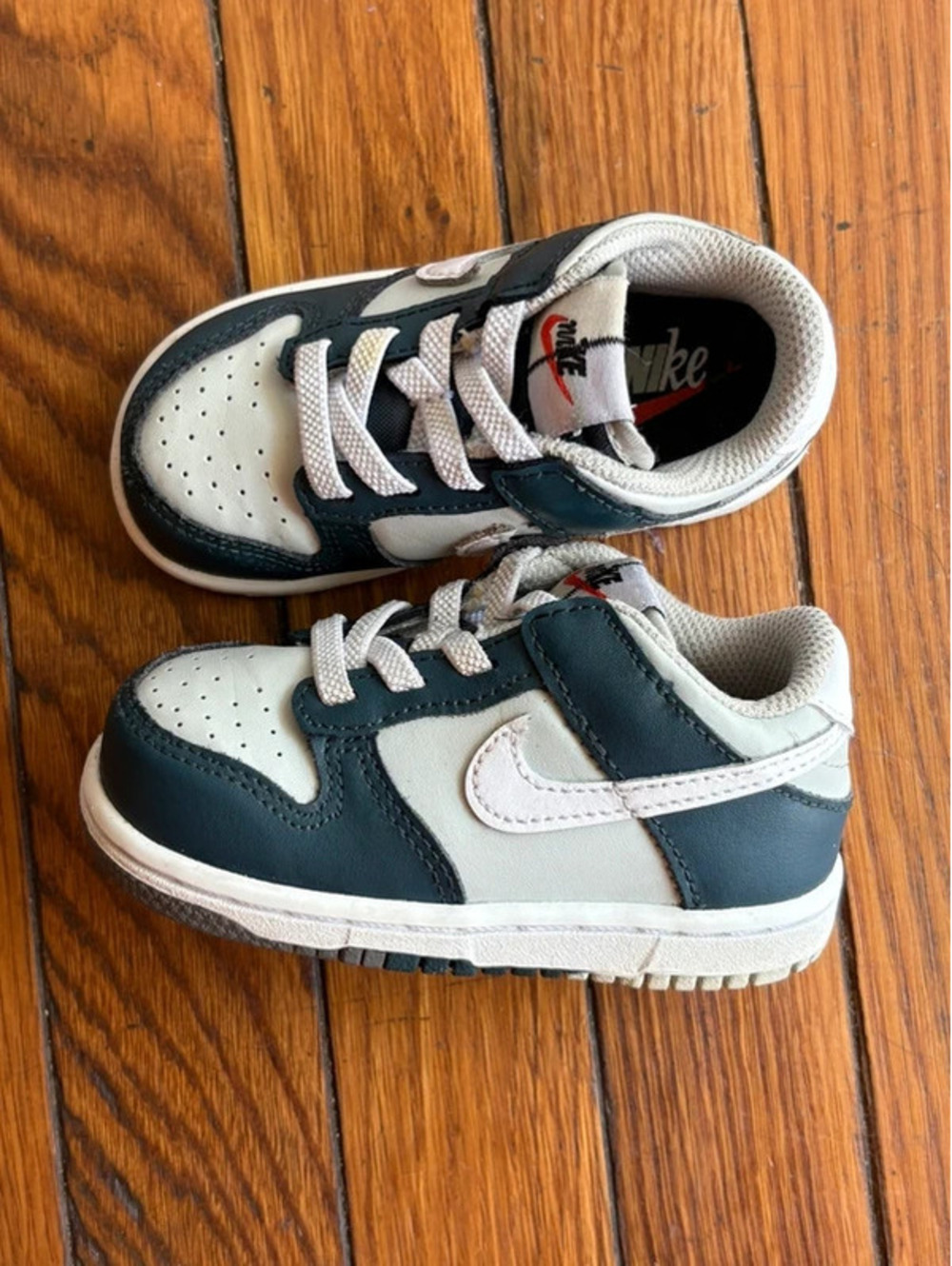 6C Toddler Turquoise Nike Dunks Sneakers
